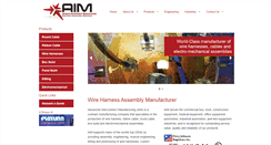 Desktop Screenshot of aim-mfg.com